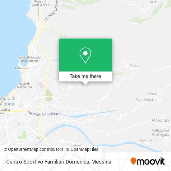 Centro Sportivo Familiari Domenica map