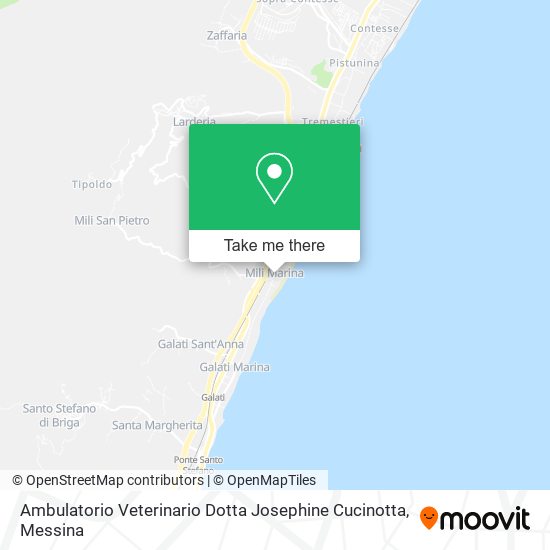Ambulatorio Veterinario Dotta Josephine Cucinotta map