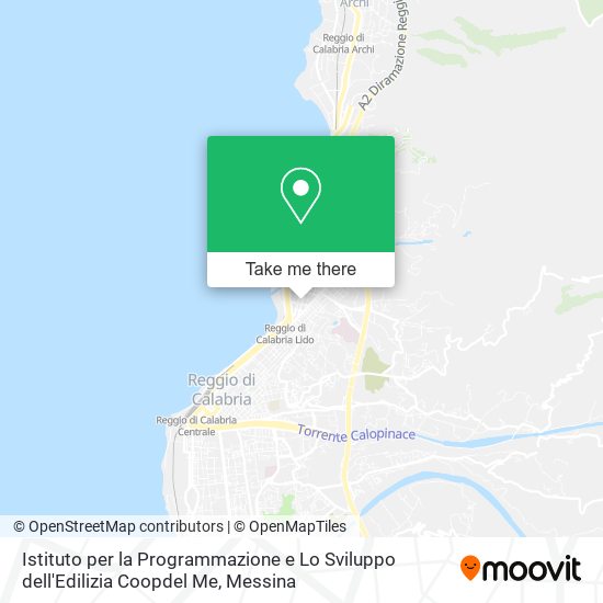 Istituto per la Programmazione e Lo Sviluppo dell'Edilizia Coopdel Me map