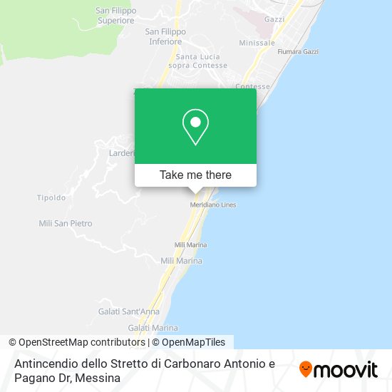 Antincendio dello Stretto di Carbonaro Antonio e Pagano Dr map