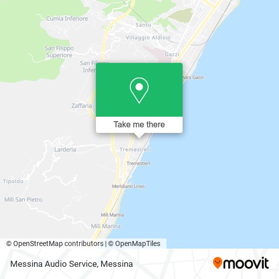 Messina Audio Service map