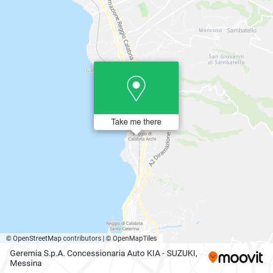 Geremia S.p.A. Concessionaria Auto KIA - SUZUKI map
