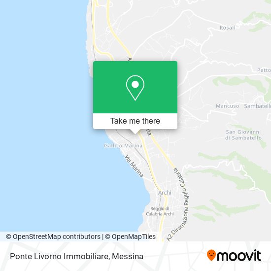 Ponte Livorno Immobiliare map