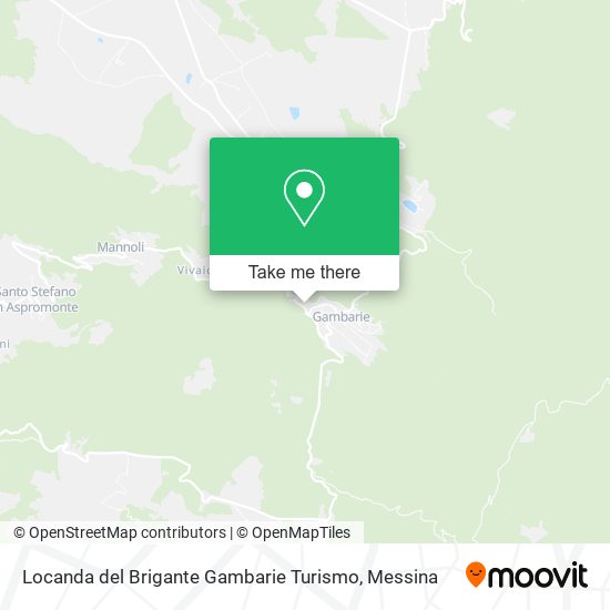 Locanda del Brigante Gambarie Turismo map
