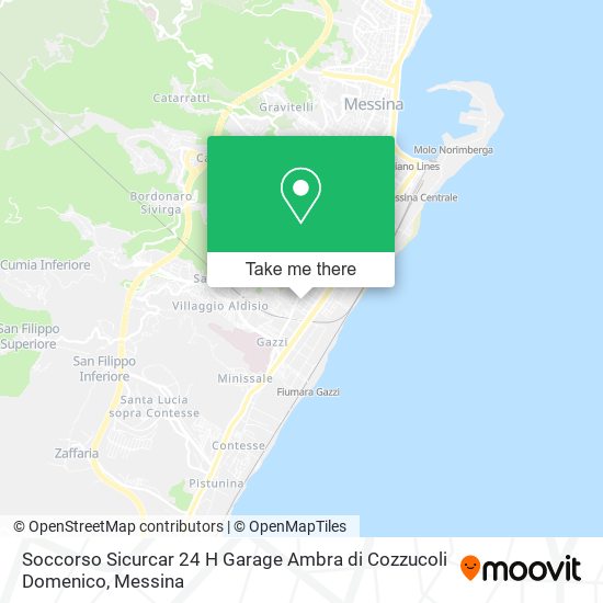 Soccorso Sicurcar 24 H Garage Ambra di Cozzucoli Domenico map