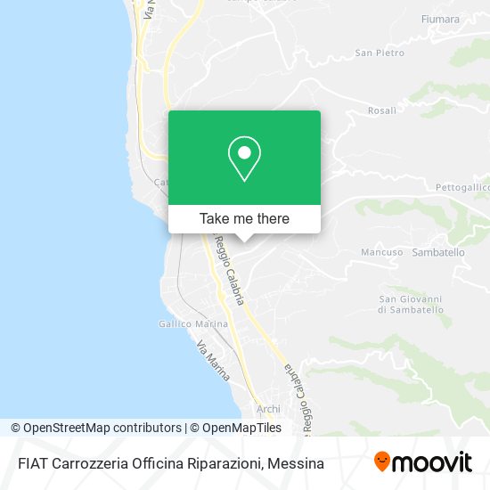 FIAT Carrozzeria Officina Riparazioni map