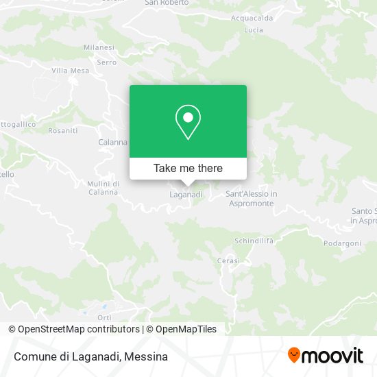 Comune di Laganadi map