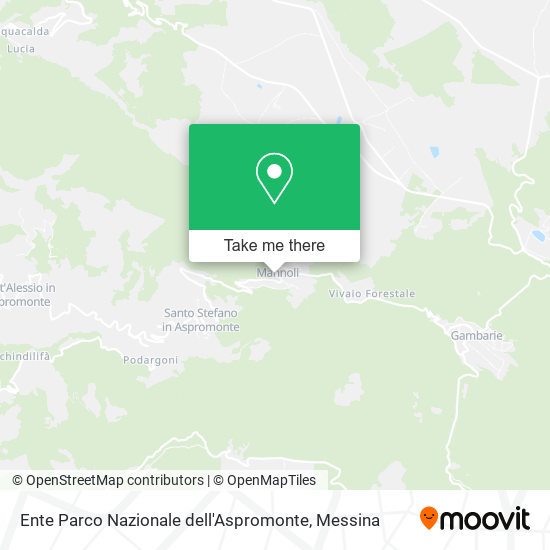 Ente Parco Nazionale dell'Aspromonte map