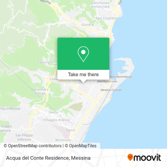 Acqua del Conte Residence map