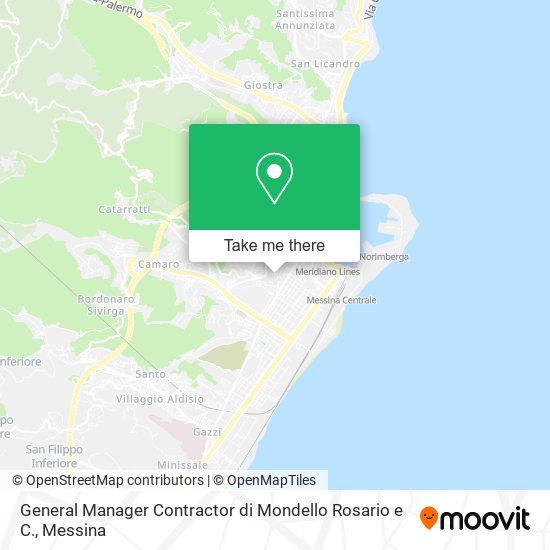 General Manager Contractor di Mondello Rosario e C. map