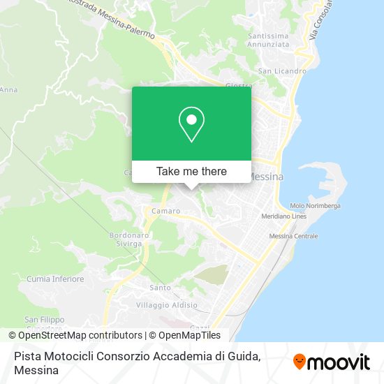 Pista Motocicli Consorzio Accademia di Guida map