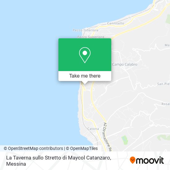 La Taverna sullo Stretto di Maycol Catanzaro map