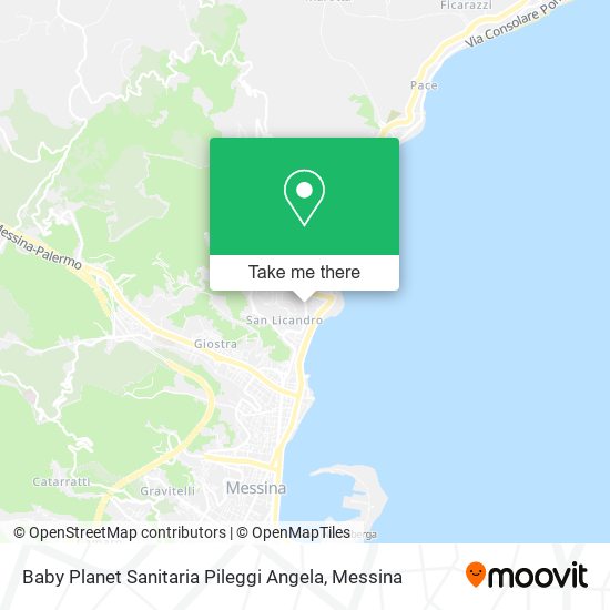 Baby Planet Sanitaria Pileggi Angela map