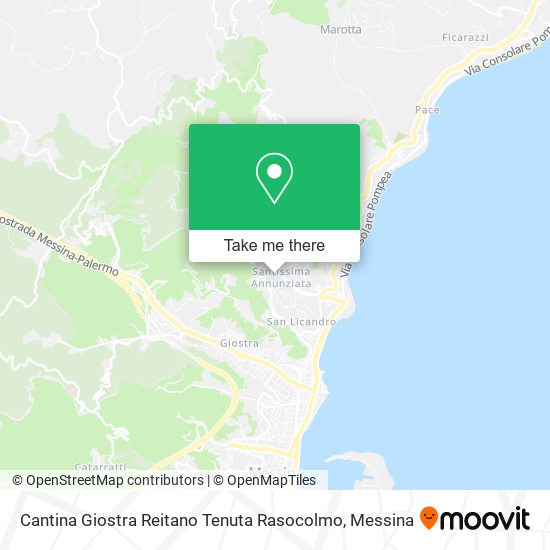 Cantina Giostra Reitano Tenuta Rasocolmo map
