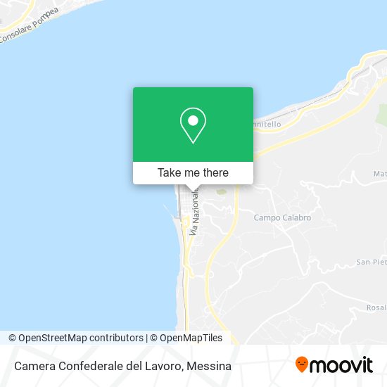 Camera Confederale del Lavoro map