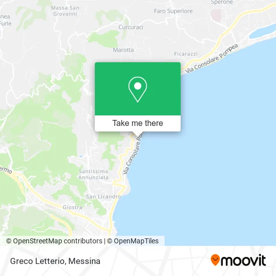 Greco Letterio map