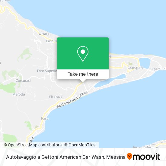 Autolavaggio a Gettoni American Car Wash map