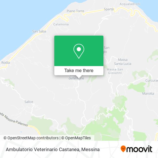 Ambulatorio Veterinario Castanea map