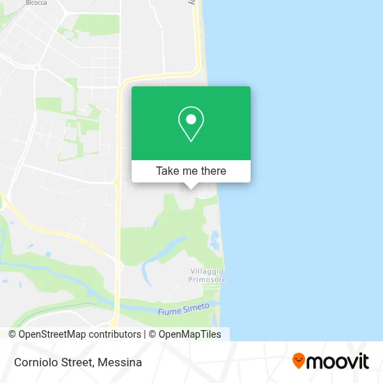 Corniolo Street map
