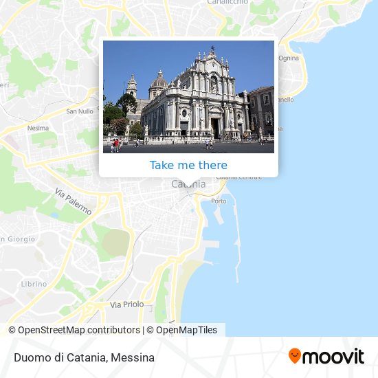 Duomo di Catania map