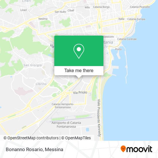 Bonanno Rosario map