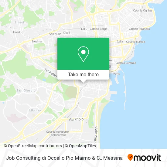 Job Consulting by Pio Maimo Occello & Co. map