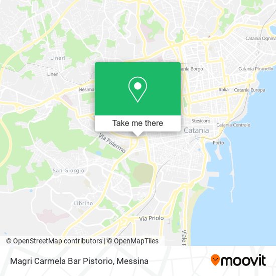 Magri Carmela Bar Pistorio map