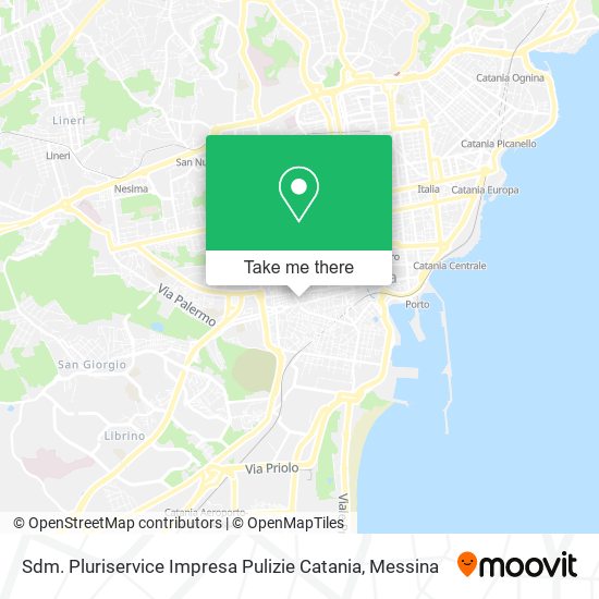 Sdm. Pluriservice Impresa Pulizie Catania map