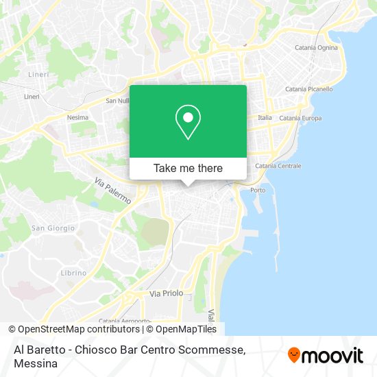 Al Baretto - Chiosco Bar Centro Scommesse map