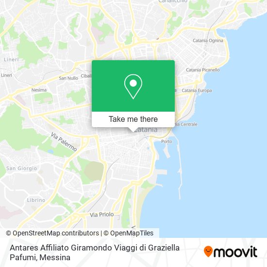 Antares Affiliato Giramondo Viaggi di Graziella Pafumi map