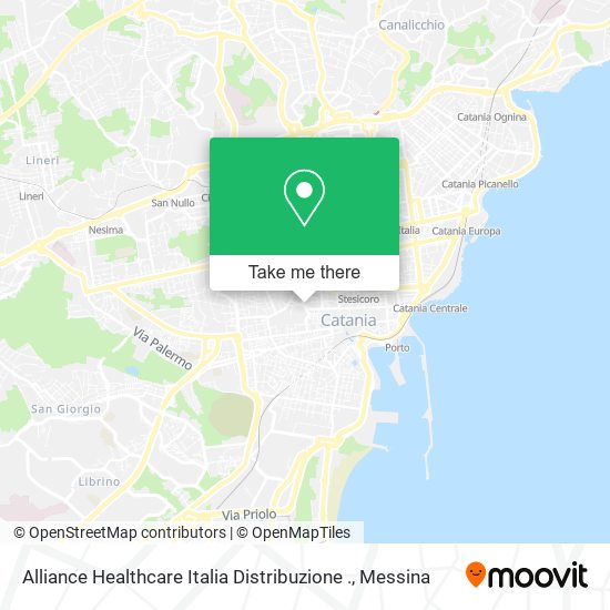 Alliance Healthcare Italia Distribuzione . map