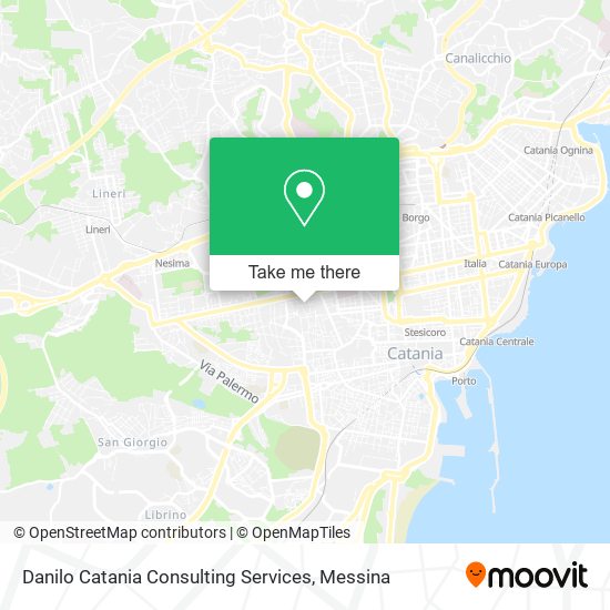 Danilo Catania Consulting Services map