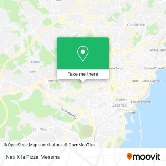 Nati X la Pizza map