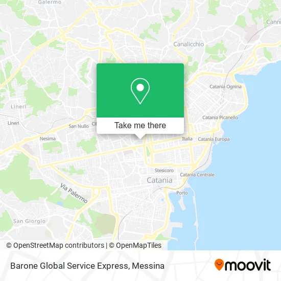 Barone Global Service Express map