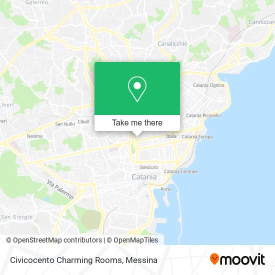 Civicocento Charming Rooms map