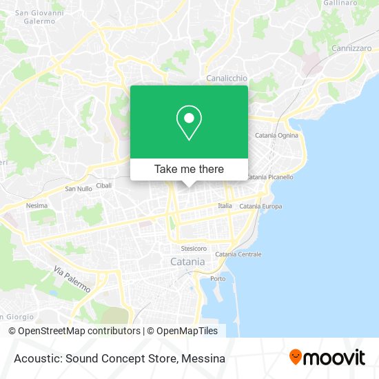 Acoustic: Sound Concept Store map
