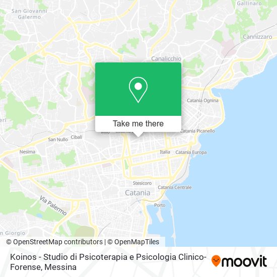 Koinos - Studio di Psicoterapia e Psicologia Clinico- Forense map