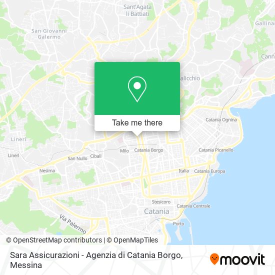 Sara Assicurazioni - Agenzia di Catania Borgo map