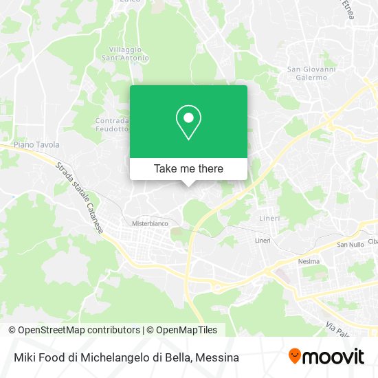Miki Food di Michelangelo di Bella map