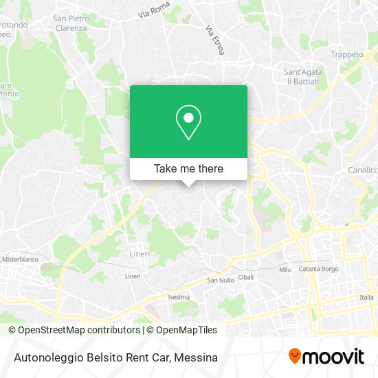 Autonoleggio Belsito Rent Car map