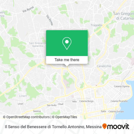Il Senso del Benessere di Tornello Antonino map