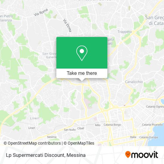 Lp Supermercati Discount map