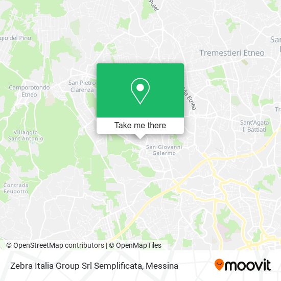 Zebra Italia Group Srl Semplificata map