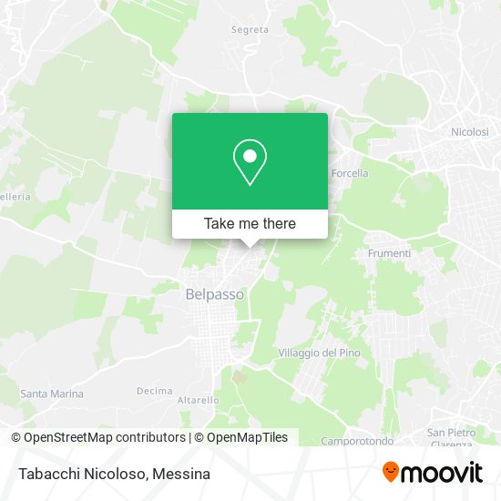 Tabacchi Nicoloso map