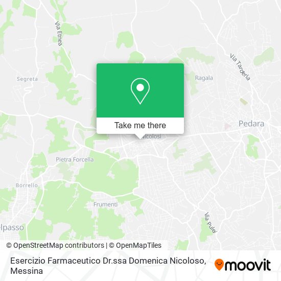 Esercizio Farmaceutico Dr.ssa Domenica Nicoloso map