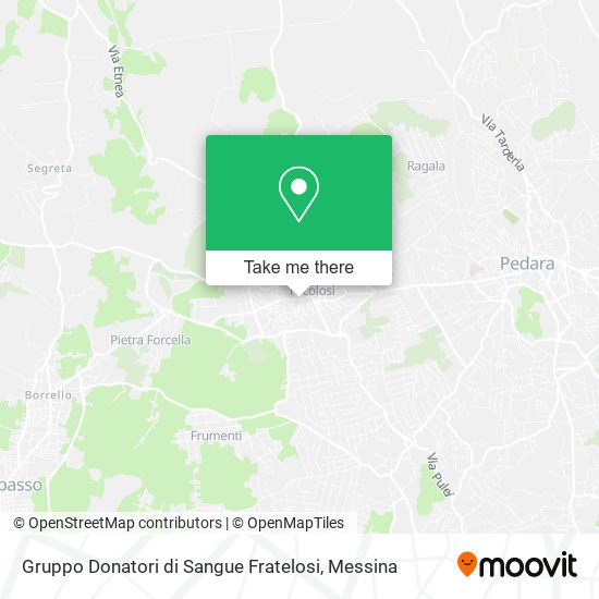 Gruppo Donatori di Sangue Fratelosi map