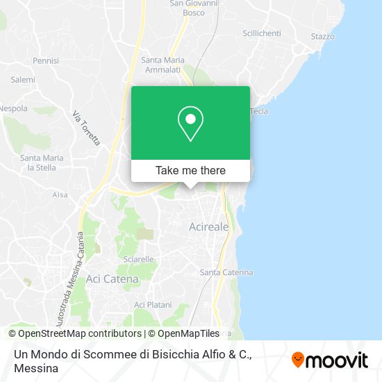 Un Mondo di Scommee di Bisicchia Alfio & C. map