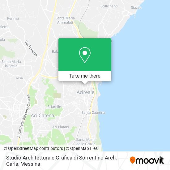 Studio Architettura e Grafica di Sorrentino Arch. Carla map
