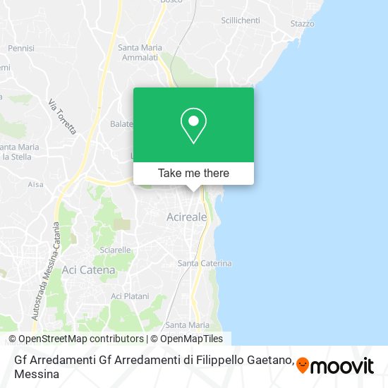 Gf Arredamenti Gf Arredamenti di Filippello Gaetano map