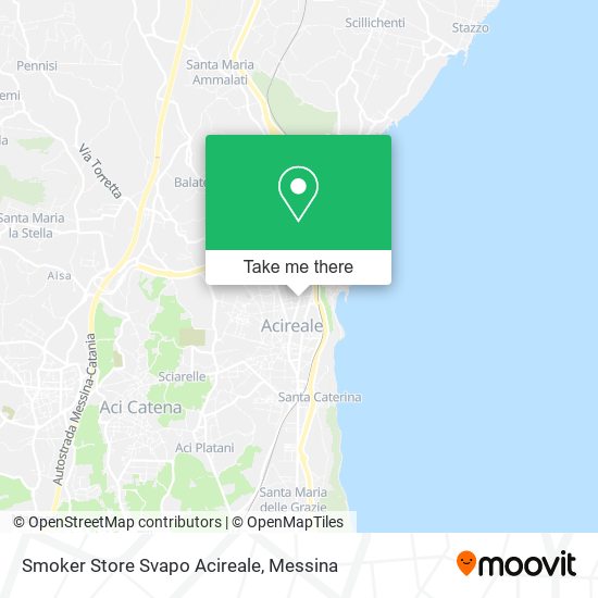 Smoker Store Svapo Acireale map